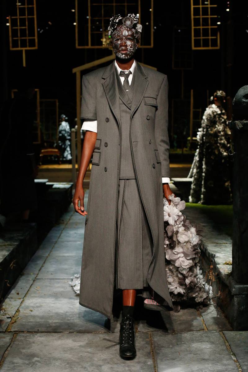 Thom Browne reworks the suit into endless new variations. Photo: Thom Browne