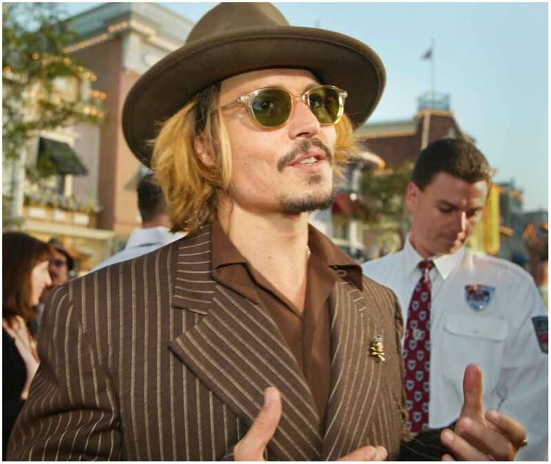 Depp at Disney World in Orlando, Florida, promoting the 'Pirates' franchise. Photo: Andy Templeton