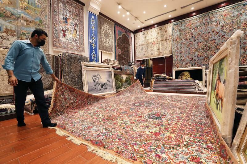 Amir Ghanbarinia, managing director at Heritage Carpet, says the UAE's royal families are some of their biggest customers.