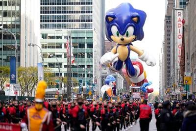 The 'Sonic the Hedgehog'. AP