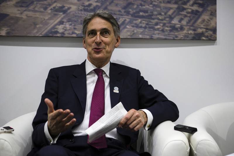 Former British foreign secretary, Philip Hammond, said he tried to strike a 'grand bargain' with Iran over outstanding issues following the 2015 nuclear deal. Christopher Pike / The National