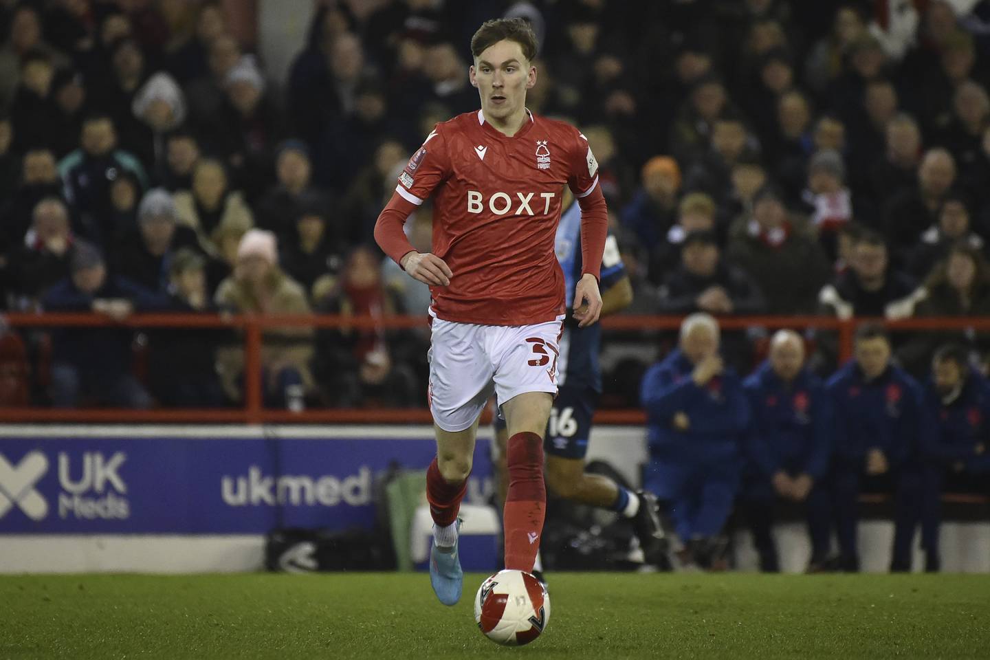 James Garner has impressed on loan at Nottingham Forest and will be among a number of players hoping to impress Ten Hag. AP