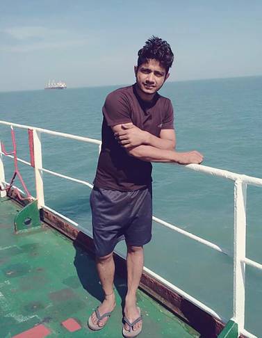 Bhupendra Shri, 23, died on board the MT Sea Princess days before it was due to make port in India. Courtesy: Pradeep Kumar