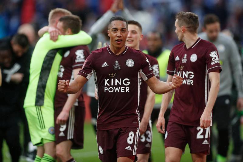 Youri Tielemans – 9.5. One of the great FA Cup final goals capped an outstanding display. The Belgian’s fine array of passing meant Leicester were a threat even if their possession count was lower. AFP