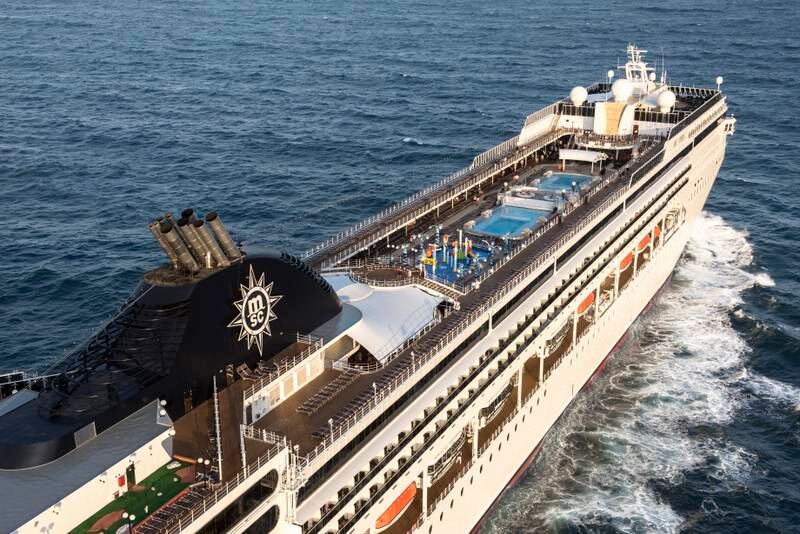 MSC Opera sails around the Middle East. Photo: MSC