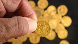 Dozens of 7th century gold coins found in ancient wall by Israeli archaeologists