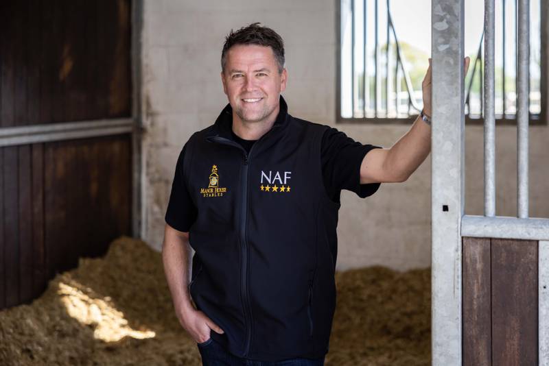 Former England and Liverpool star Michael Owen runs the successful Manor House Stables in Cheshire. All photos by Darren Robinson Photography