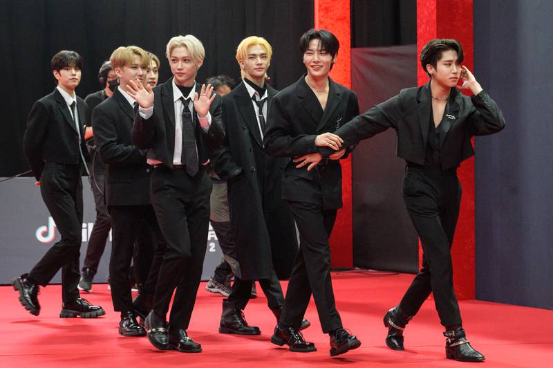 K-pop boy band Stray Kids. AFP