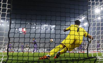 Liverpool's Darwin Nunez scores their first goal from the penalty spot to set the Reds on their way to a 3-1 win at the Raiffeisen Arena, Linz, Austria. Reuters