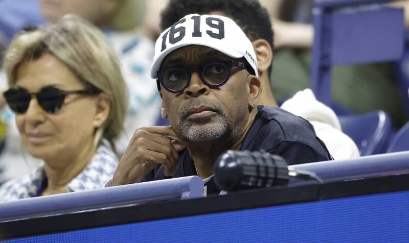 Director Spike Lee at Flushing Meadows, New York. EPA
