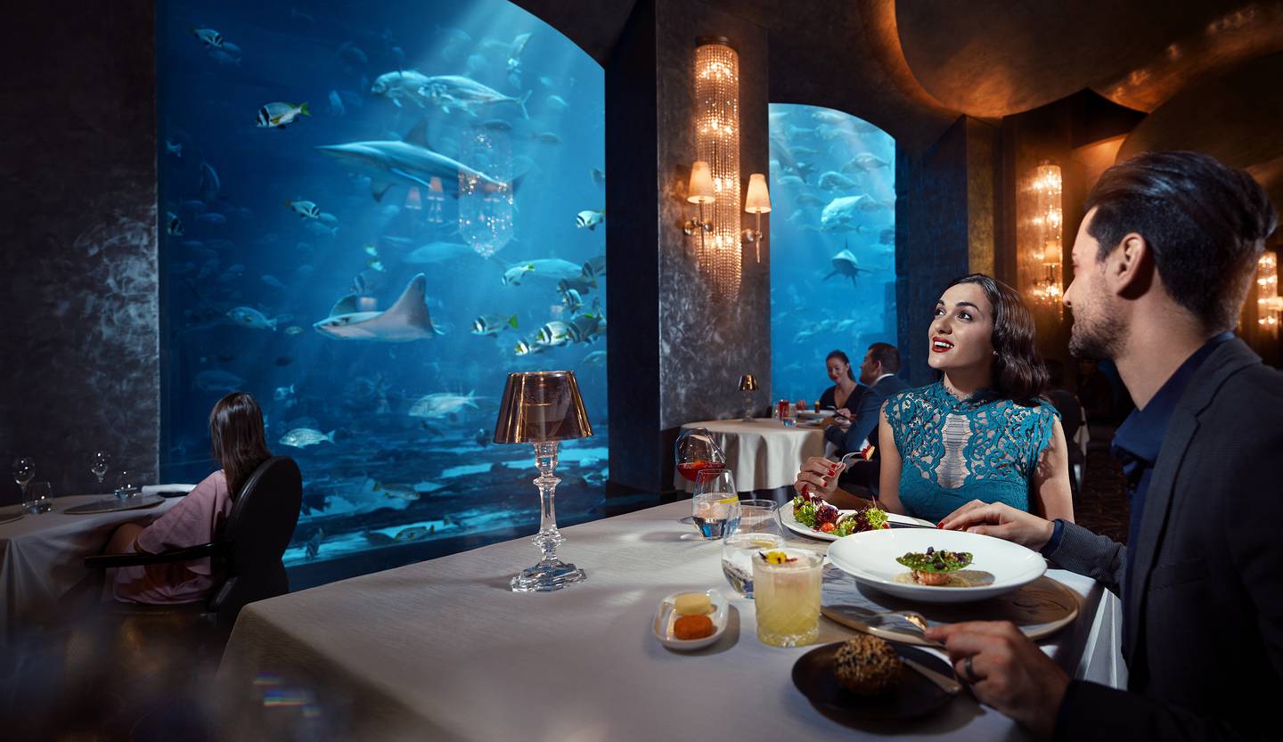 Ossiano, at Atlantis, The Palm, could be a possible Michelin contender. Photo: Atlantis, The Palm