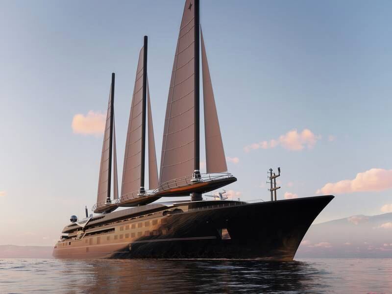 Accor's new Orient Express Silenseas will be the world's largest sailing ship when it makes its debut in 2026. Photo: Accor