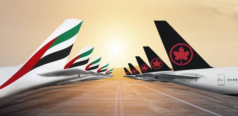 Emirates and Air Canada plan to establish a codeshare alliance later this year. Photo: Emirates
