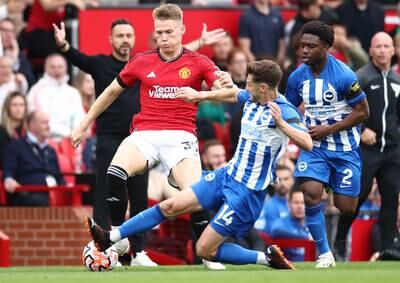 Scott McTominay - 5: First start of the season for his club. Didn’t do enough to stop Brighton’s second and struggled to stop them dominating possession. EPA