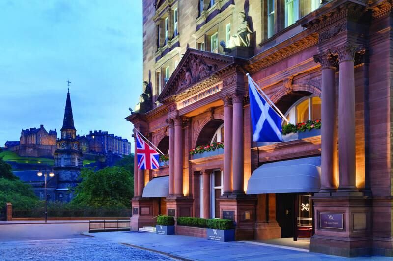 The exterior of the Waldorf Astoria Edinburgh - The Caledonian in the Scottish capital. Photo: Waldorf Astoria 