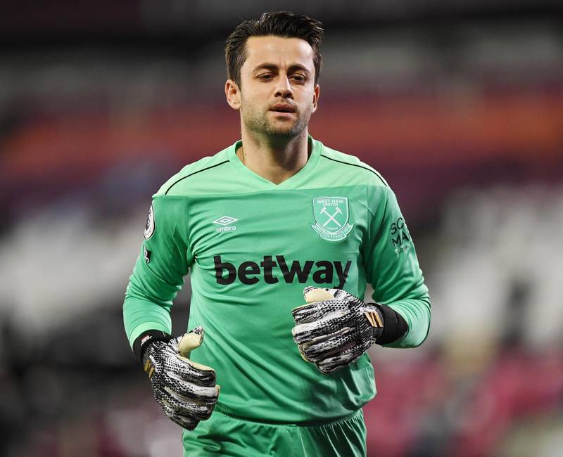 WEST HAM RATINGS: Lukas Fabianski - 7: Not huge amount to do in first half until saving well from Martial just before break. No chance with ruthless United finishes. EPA