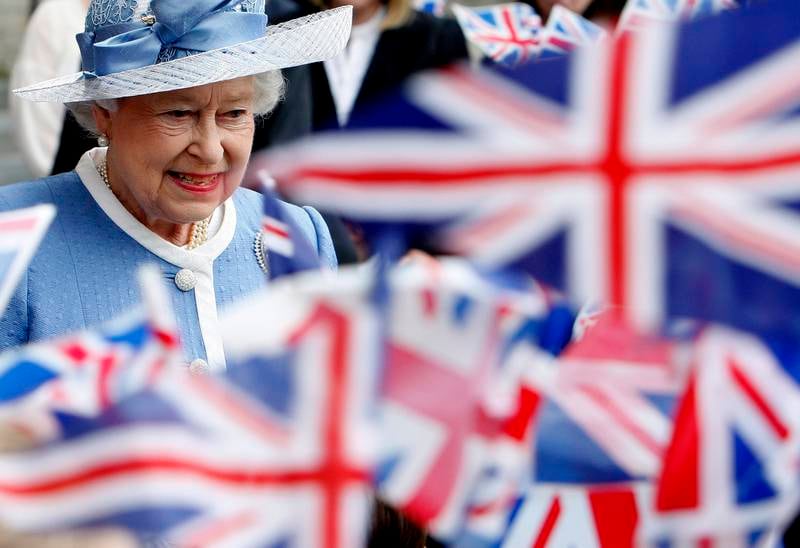 Queen Elizabeth II at the 300th anniversary service of St Paul's Cathedral, in June 2011. Getty Images