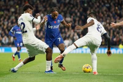 Guilty of running behind too early at times and saw a goal ruled out after the ball hit his hand, although many of his runs behind created problems. Played a terrible pass but then reached the ball ahead of Udogie and then teed up Jackson for Chelsea’s second. AP