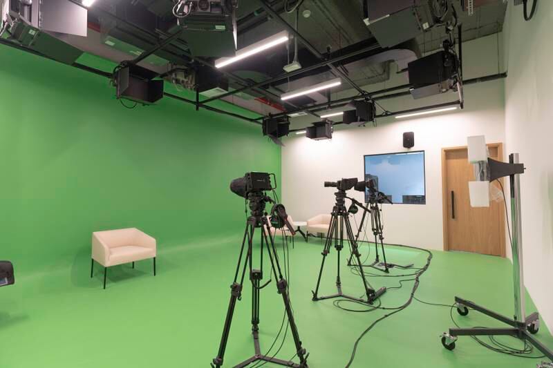 The Community Hub is equipped with a specialised green room.