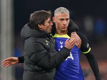 Conte calls Richarlison 'selfish', says he is 'ready to die' for Tottenham