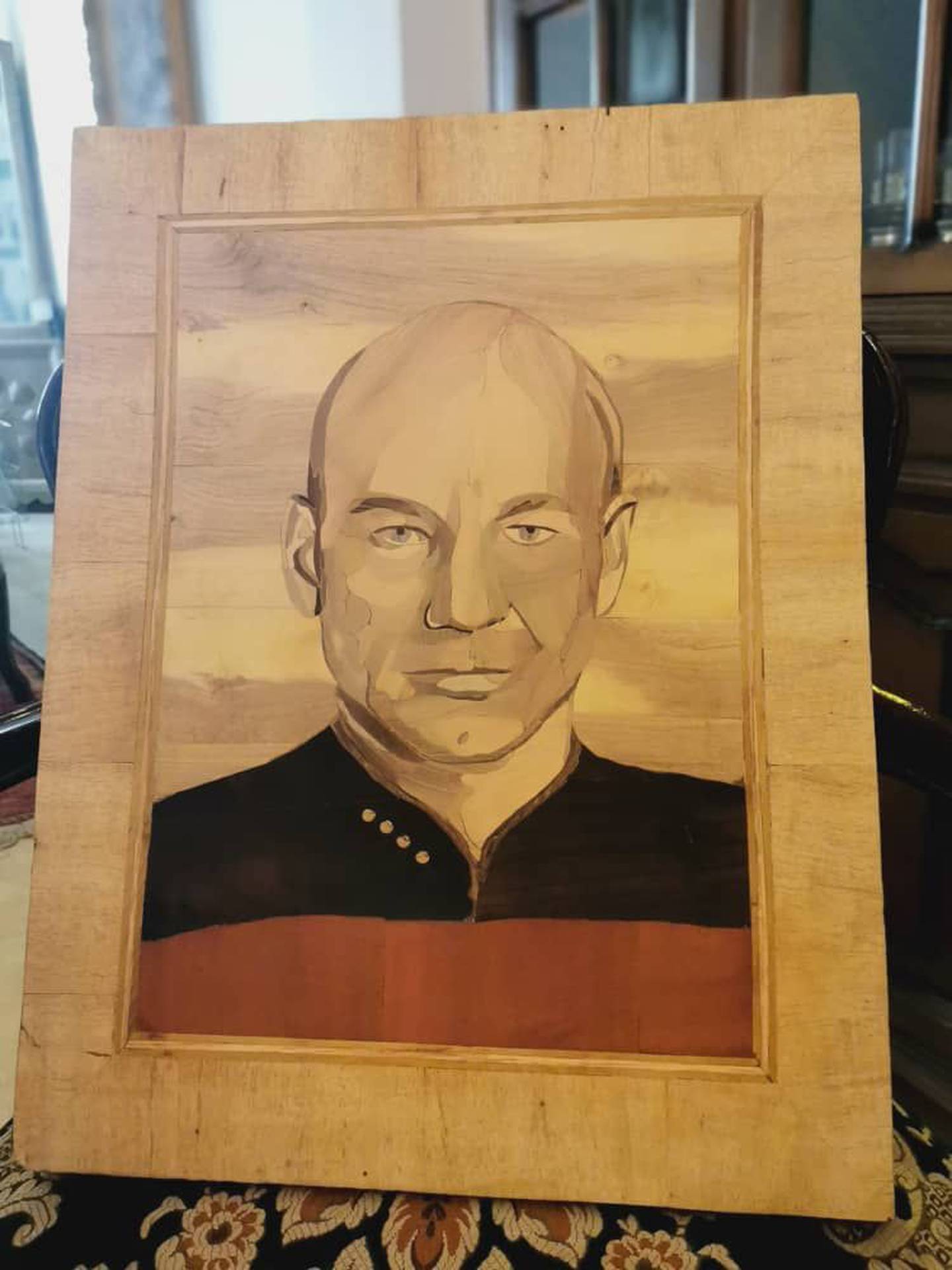 One of Anoosheh Ashoori's creations, Jean-Luc Picard of 'Star Trek', crafted in Evin prison. Photo: family handout
