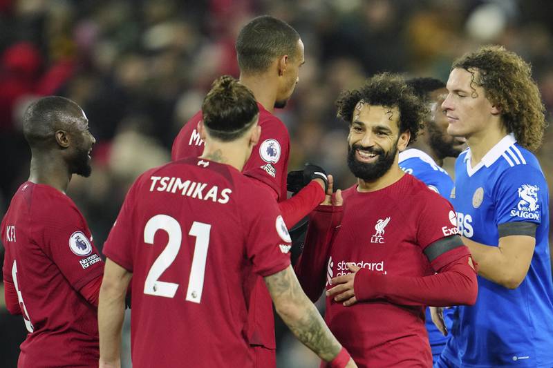 Mohamed Salah 6 - Came in and out of the game but has to do better with his chances. Salah didn’t seem to have his shooting boots on today, only having the ball in the net with a chance that was called back for offside. AP Photo
