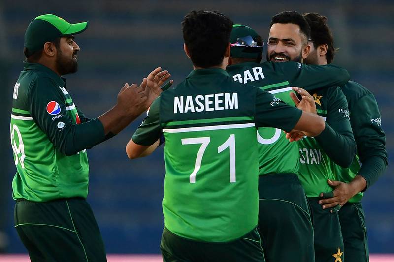 Pakistan's Mohammad Nawaz picked up four wickets on Wednesday. AFP