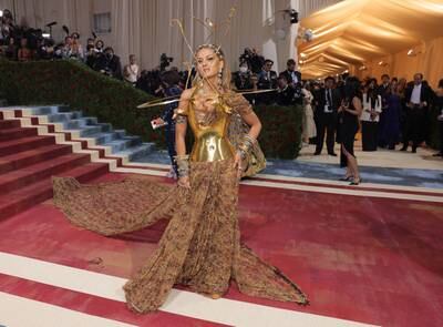 India businesswoman Natasha Poonawalla arrives at the In America: An Anthology of Fashion-themed Met Gala at the Metropolitan Museum of Art in New York City, on Monday, May 2, 2022. Reuters
