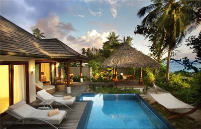 The Hilton Seychelles Labriz Resort & Spa. Courtesy Hilton Seychelles Labriz Resort & Spa