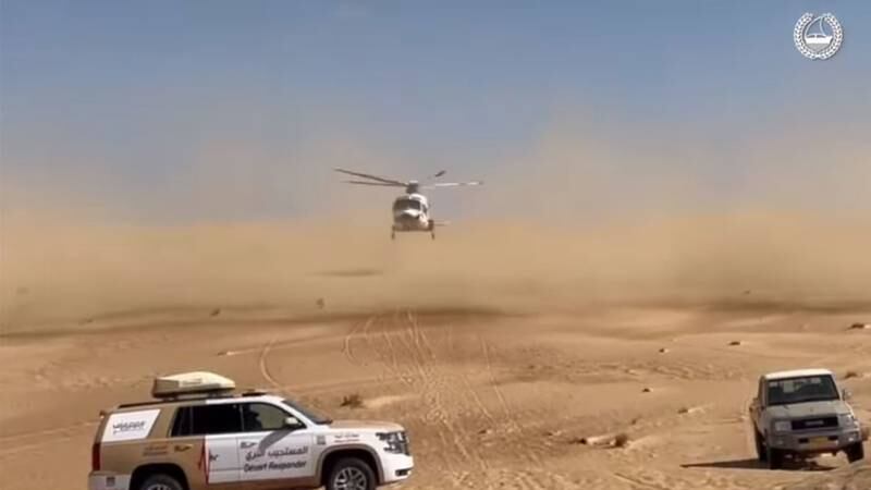 An image that illustrates this article Man flown to hospital after dune buggy accident in Dubai desert