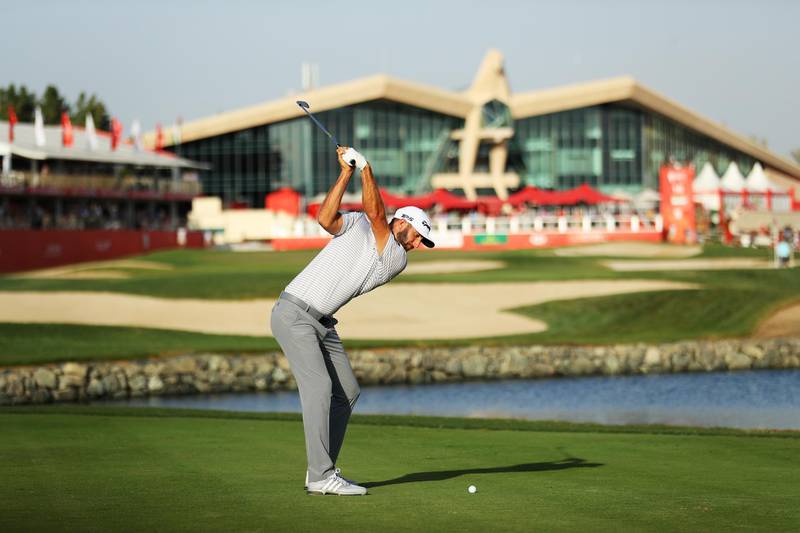 World No 3 Dustin Johnson is -4 after a round of 72.