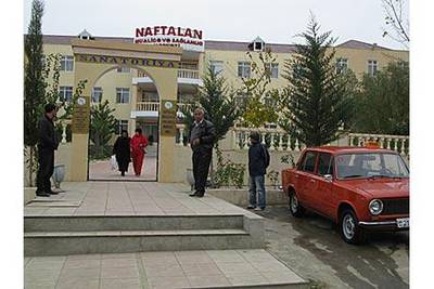 The Naftalan Sanatorium offers long-stay packages for people to soak in crude oil for their health.