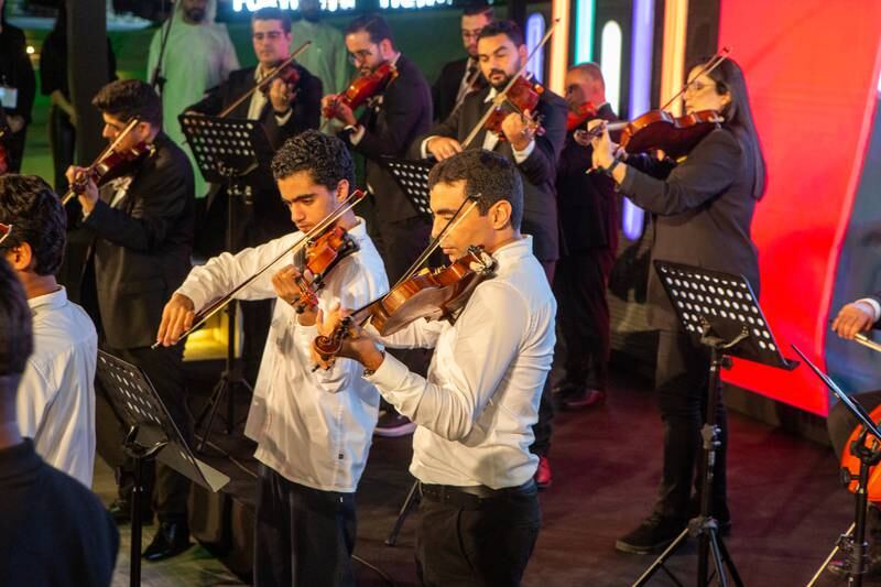 Young musicians perform at the Dubai Youth Music Festival. Photo: Dubai Culture