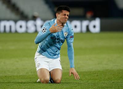 Joao Cancelo 8 - Did not look comfortable when asked to operate at left-back in the opening game but the young Portuguese has improved immensely and is also one of City's most potent attacking weapons. Badly missed in the Champions League final. Reuters