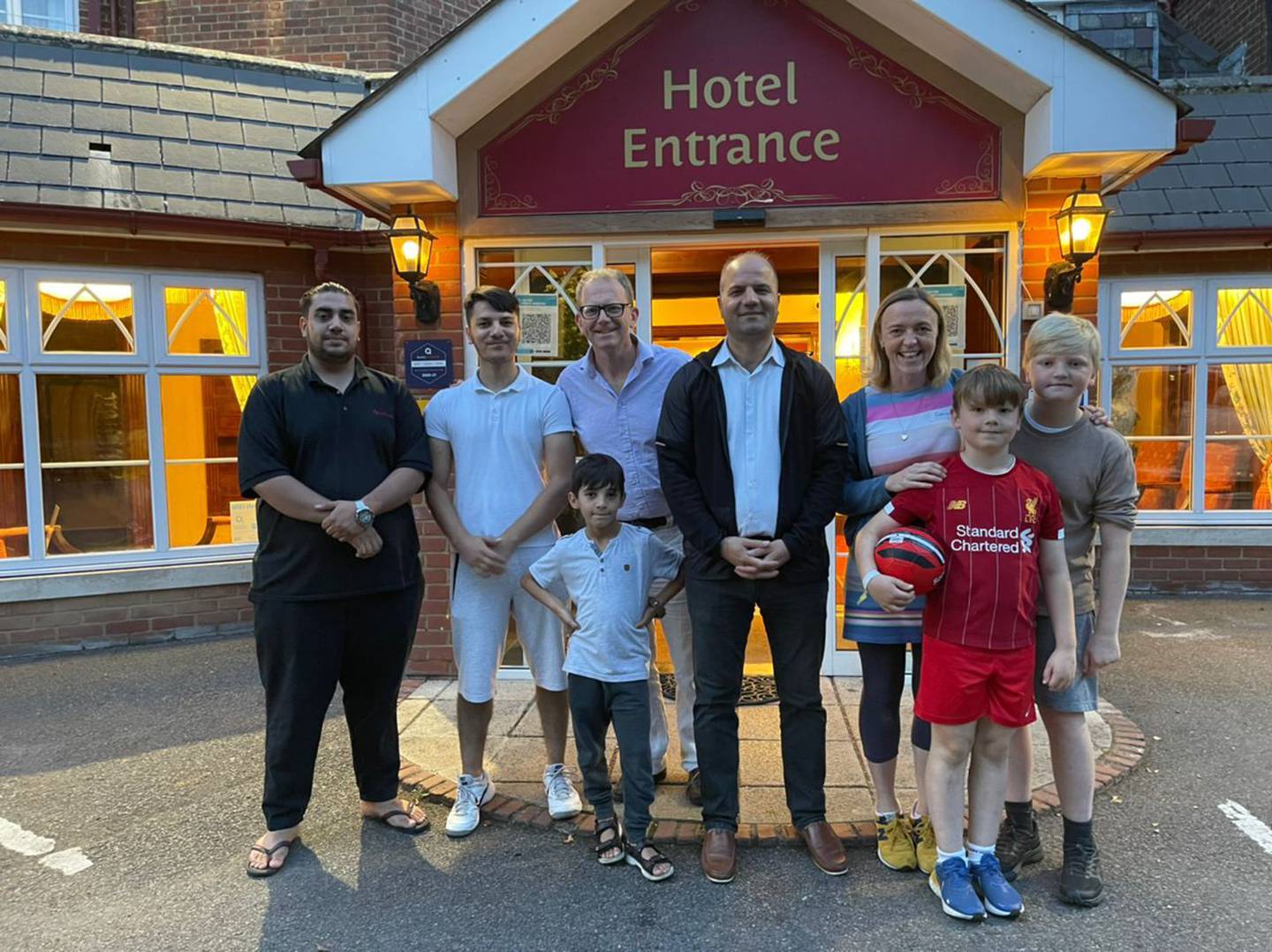 Sayed Hashemi said English couple Richard and Corinne were incredibly kind and welcoming to his family during their stay in Canterbury. Photo: Sayed Hashemi