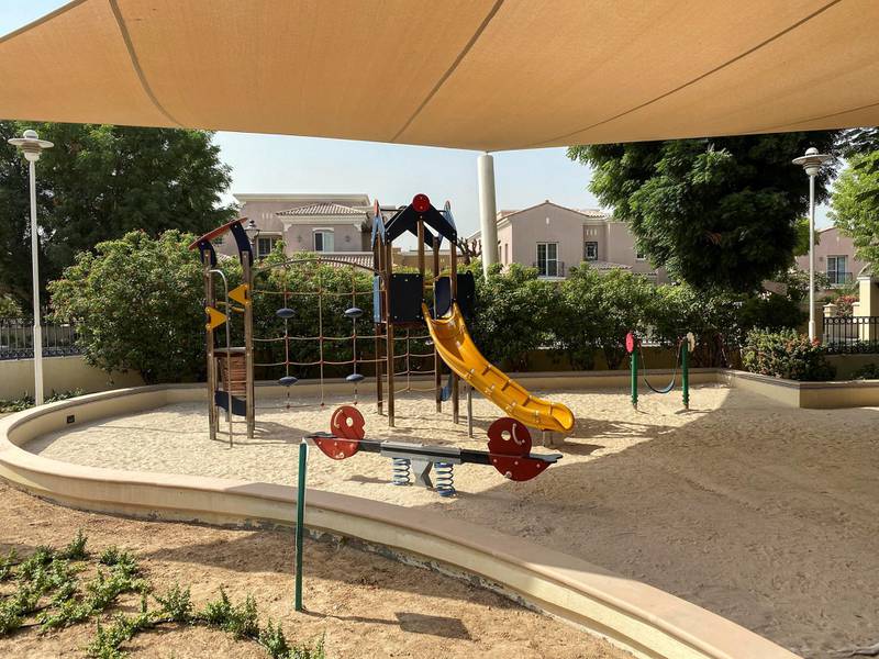 DUBAI UNITED ARAB EMIRATES. 17 NOVEMBER 2020.Community guide: Arabian Ranches . The Ranches has an abundance of facilities from tennis, basketball courts and playgrounds. (Photo: Antonie Robertson/The National) Journalist: Sarwat Nasir. Section: National.