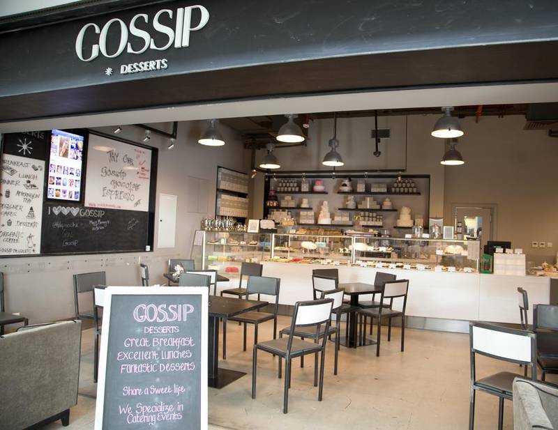 Gossip Desserts in Sharjah. The cafe is due to open branches in Abu Dhabi and Dubai. Courtesy Gossip Desserts
