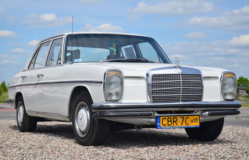 A 1973 Mercedes would have cost Dh36,000 when it first hit the road. Photo: Wikipedia