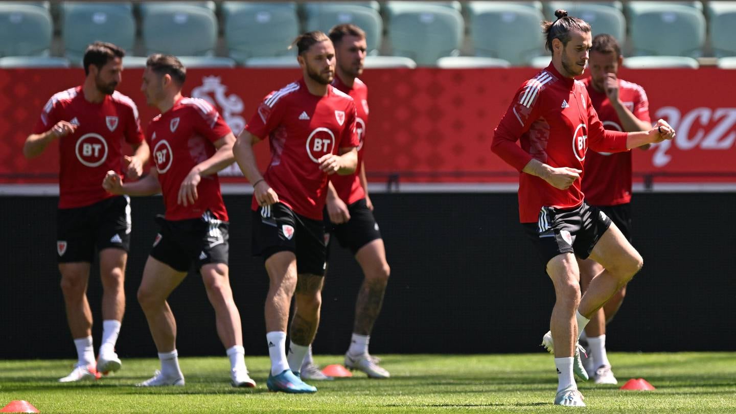Gareth Bale i Wales trenują, by zmierzyć się z Polską w Lidze Narodów