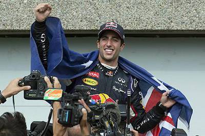 It was Daniel Ricciardo’s first Formula One race win. Graham Hughes / AP Photo