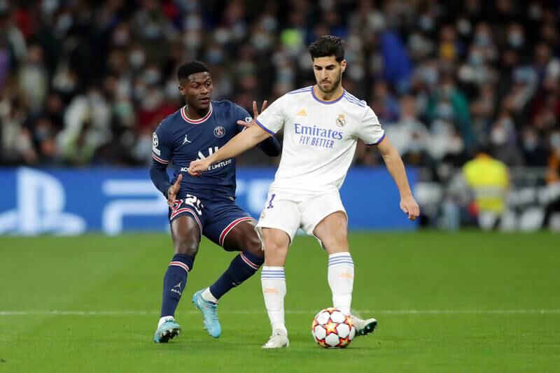 Nuno Mendes - 6: Failed to time his run and was caught offside while setting up Mbappe’s disallowed first-half goal. Good going forward, not so convincing the other direction. Getty