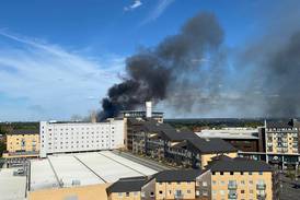 Heathrow passengers witness huge west London fire