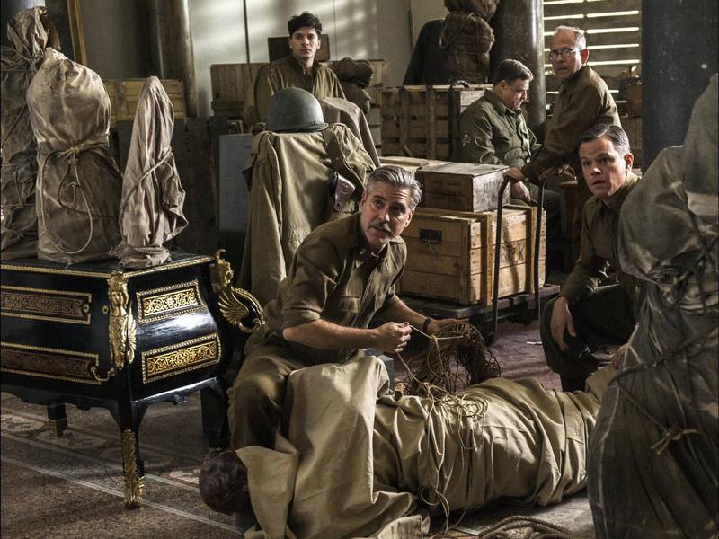 The retrieval of Nazi-held art was the inspiration for the film The Monuments Men starring George Clooney and Matt Damon. Photo: Alamy