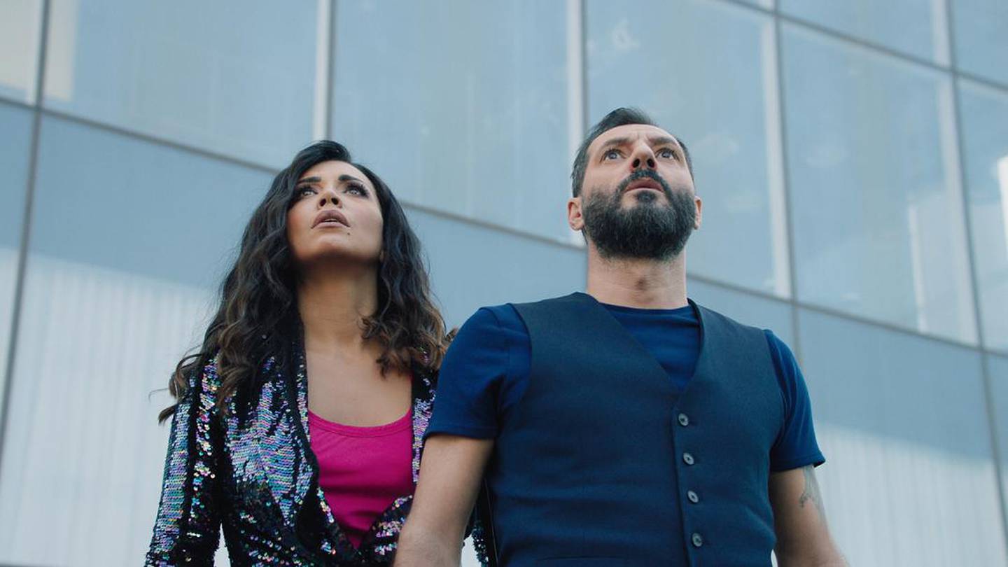 Adel Karam and Amal Bouchoucha in 'Dollar'. Courtesy Netflix 