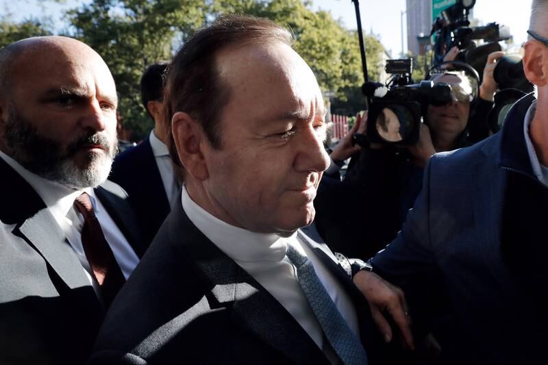 Actor Kevin Spacey arrives at federal court in New York. EPA