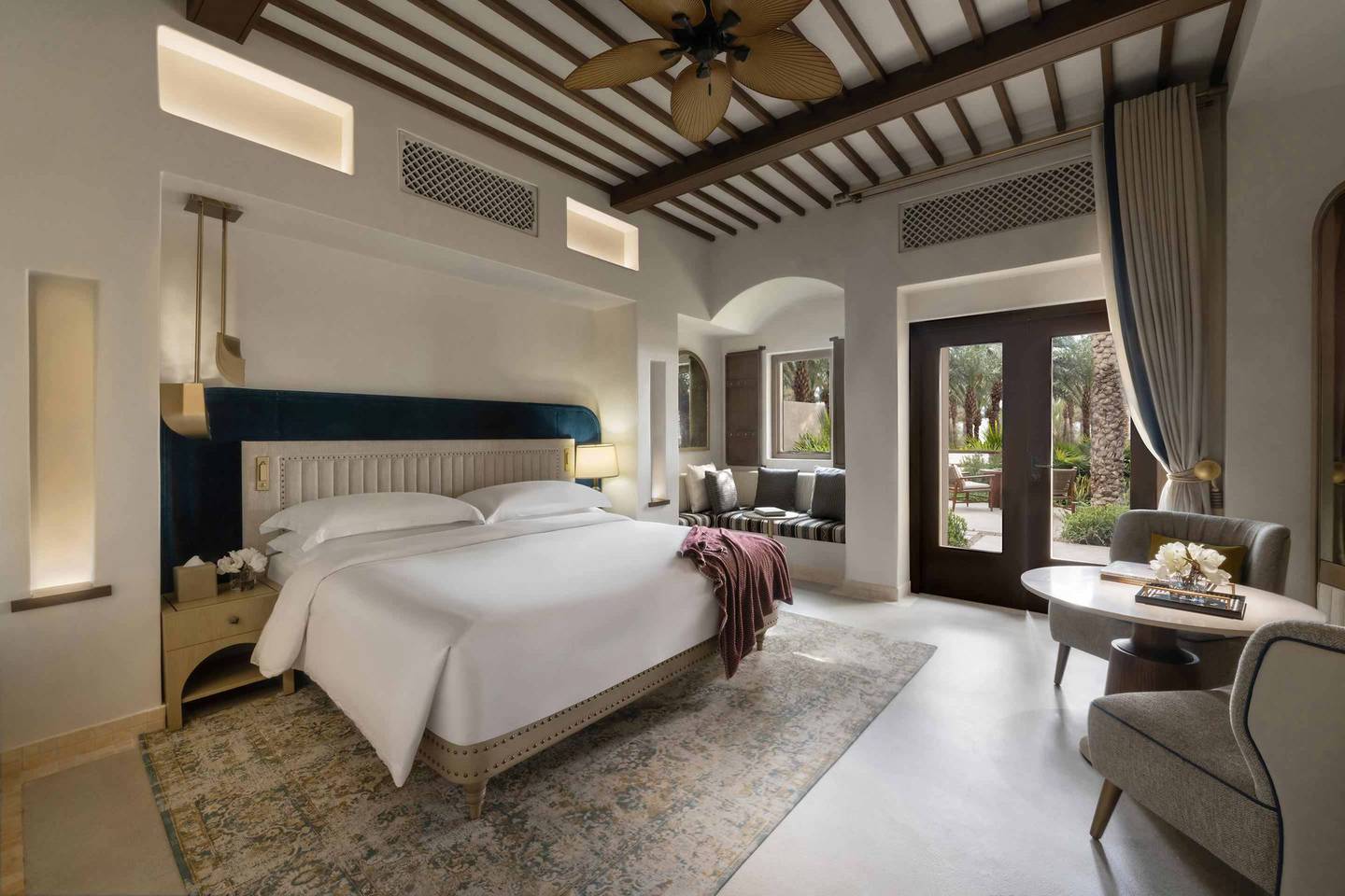 Newly renovated rooms and suites await guests checking into Bab Al Shams in 2023. Photo: Bab Al Shams