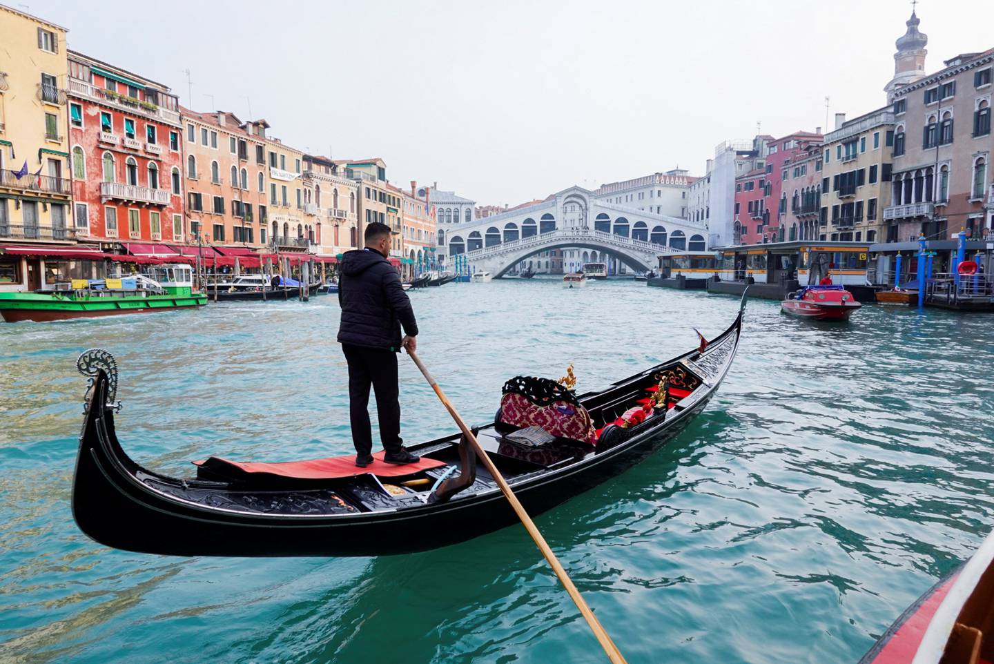 A gondola on Venice's Grand Canal. The Italian city tops a new list of the best places in the world to buy a holiday home. Reuters