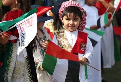 UAE Flag Day is held annually on November 3. Chris Whiteoak / The National