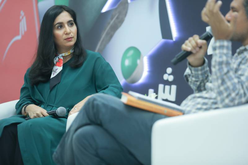 Souad Mekhennet arrived at the Sharjah International Book Fair to launch the Arabic translation of her memoir  I Was Told to Come Alone. Courtesy Kalimat Group