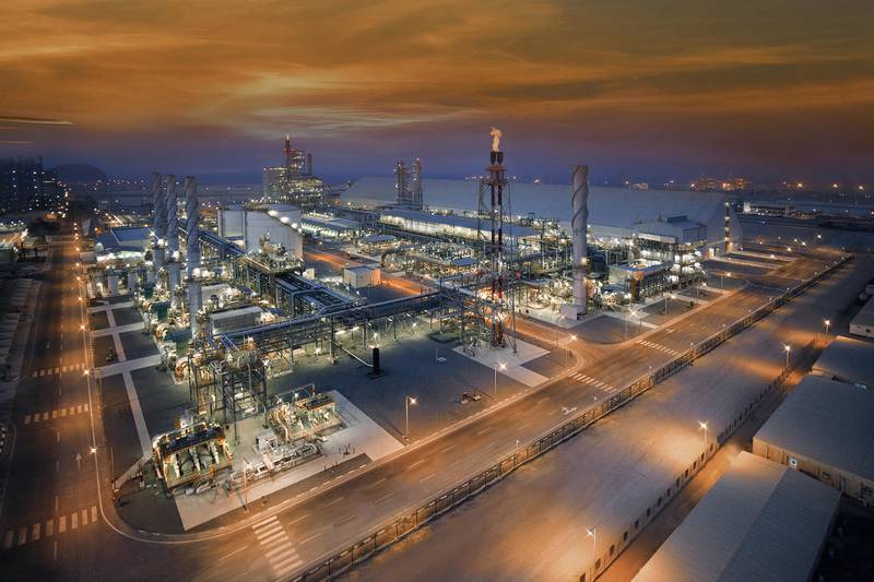 The Ta’ziz Industrial Chemicals Zone in Abu Dhabi. The zone has garnered significant interest from international investors. Photo: Wam